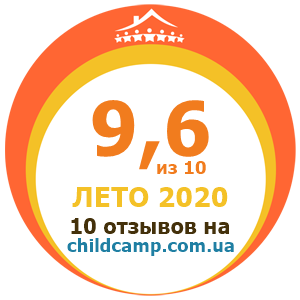 Оцінка табору за Літо 2020 за відгуками батьків на childcamp.com.ua - портал дитячих таборів