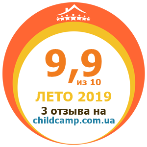 Оцінка табору за Літо 2019 за відгуками батьків на childcamp.com.ua - портал дитячих таборів