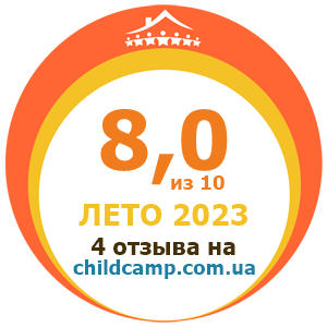 Оцінка табору за Літо 2023 за відгуками батьків на childcamp.com.ua - портал дитячих таборів