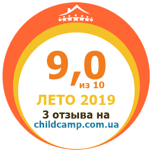 Оцінка табору за Літо 2019 за відгуками батьків на childcamp.com.ua - портал дитячих таборів