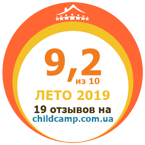 Оцінка табору за Літо 2019 за відгуками батьків на childcamp.com.ua - портал дитячих таборів