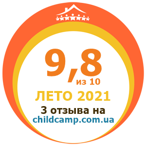 Оцінка табору за Літо 2021 за відгуками батьків на childcamp.com.ua - портал дитячих таборів