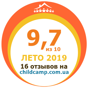 Оцінка табору за Літо 2019 за відгуками батьків на childcamp.com.ua - портал дитячих таборів