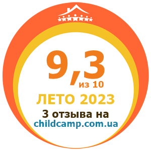 Оцінка табору за Літо 2023 за відгуками батьків на childcamp.com.ua - портал дитячих таборів