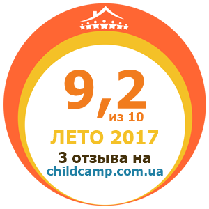 Оцінка табору за Літо 2017 за відгуками батьків на childcamp.com.ua - портал дитячих таборів