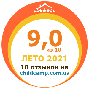 Оцінка табору за Літо 2021 за відгуками батьків на childcamp.com.ua - портал дитячих таборів