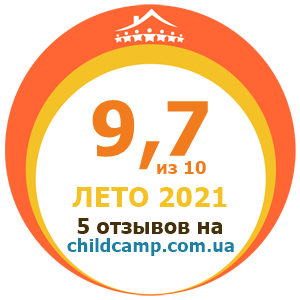 Оцінка табору за Літо 2021 за відгуками батьків на childcamp.com.ua - портал дитячих таборів