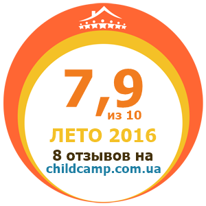 Оцінка табору за Літо 2016 за відгуками батьків на childcamp.com.ua - портал дитячих таборів