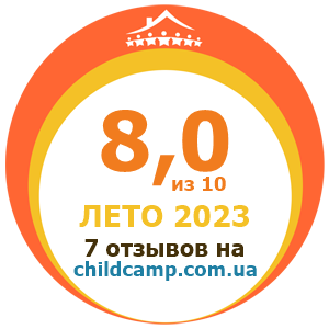 Оценка лагеря за Лето 2023 по отзывам родителей на childcamp.com.ua - портал детских лагерей