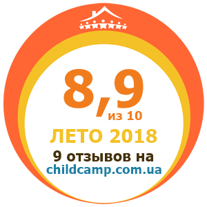 Оценка лагеря за Лето 2018 по отзывам родителей на childcamp.com.ua - портал детских лагерей