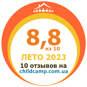 Оценка лагеря за Лето 2023 по отзывам родителей на childcamp.com.ua - портал детских лагерей