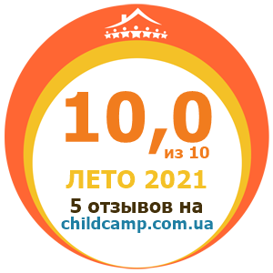 Оценка лагеря за Лето 2021 по отзывам родителей на childcamp.com.ua - портал детских лагерей