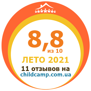 Оценка лагеря за Лето 2021 по отзывам родителей на childcamp.com.ua - портал детских лагерей