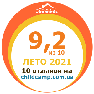 Оценка лагеря за Лето 2021 по отзывам родителей на childcamp.com.ua - портал детских лагерей