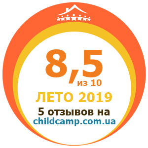 Оценка лагеря за Лето 2019 по отзывам родителей на childcamp.com.ua - портал детских лагерей