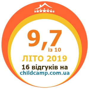 Оцінка табору за Літо 2019 за відгуками батьків на childcamp.com.ua - портал дитячих таборів